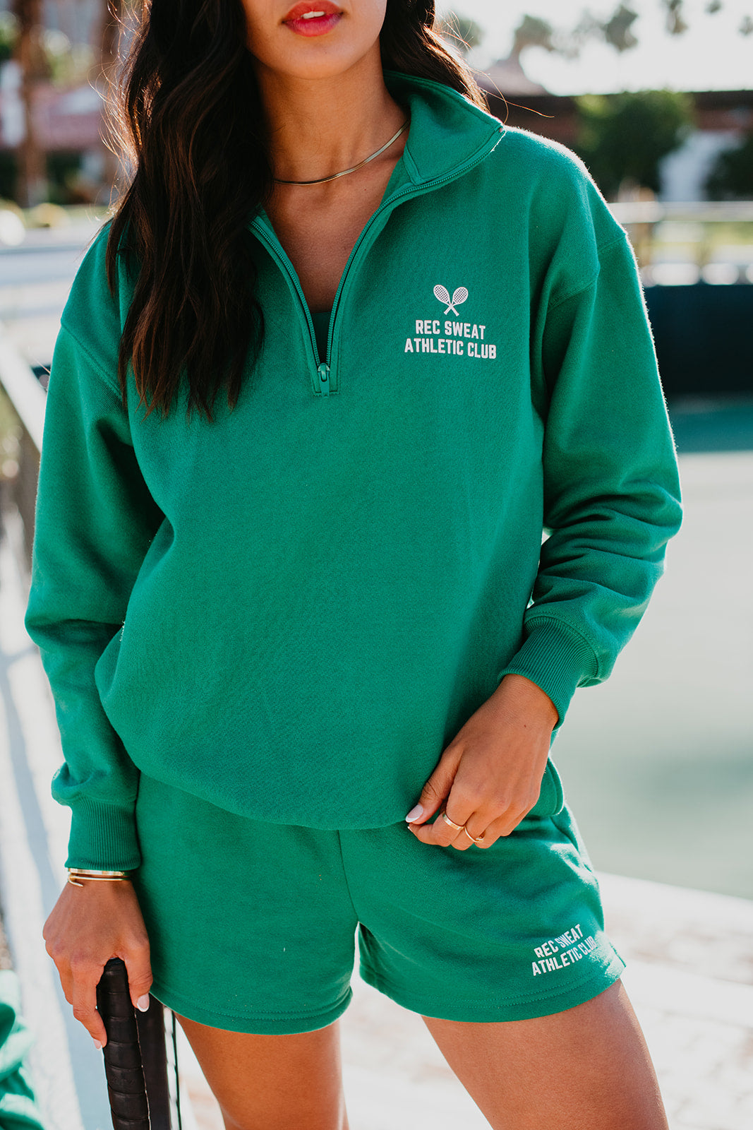 Athletic Club Quarter Zip - Hampton Green