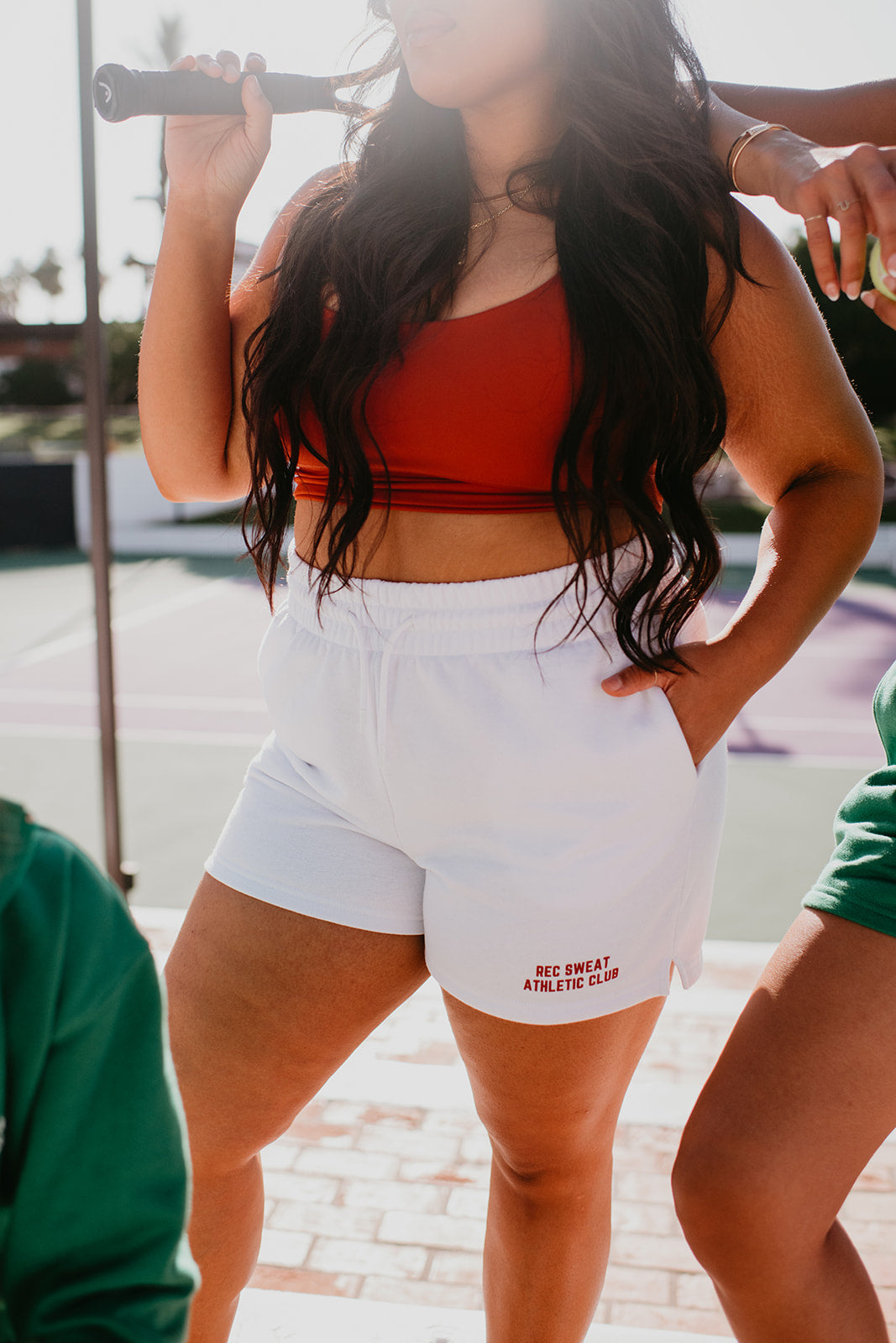 Drawstring Lounge Short - White