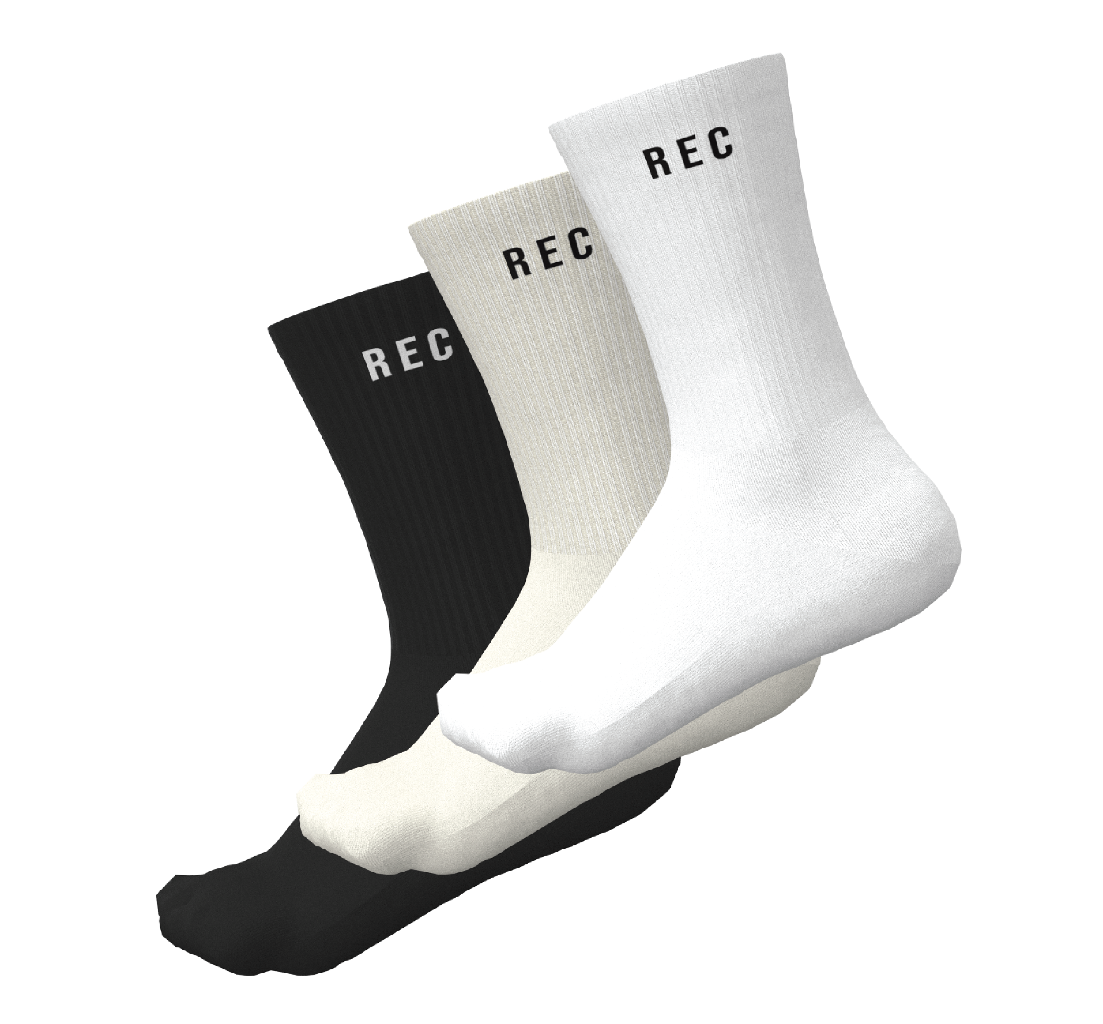 Unisex Calf Socks - Neutrals