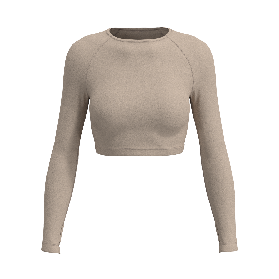 Sculpt Long Sleeve Crop