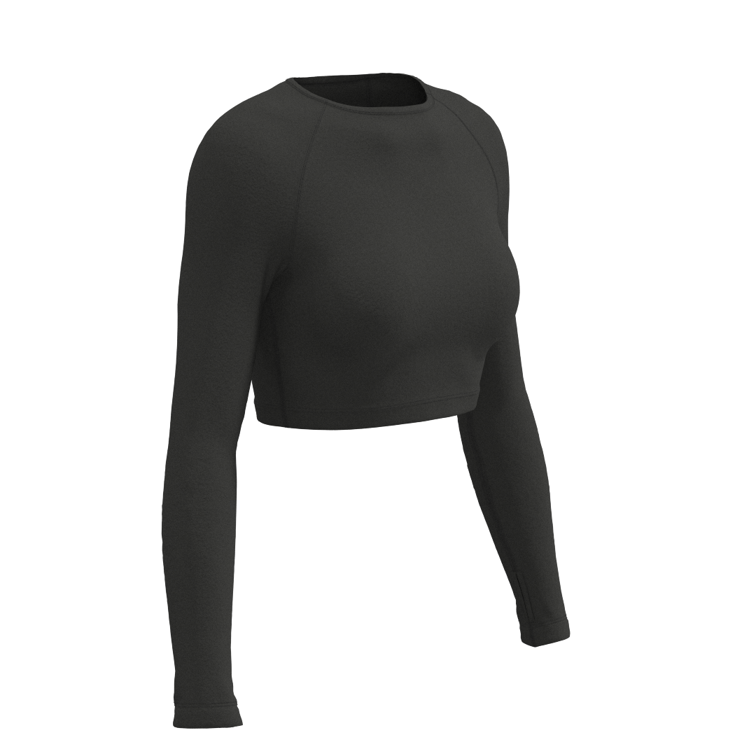 Sculpt Long Sleeve Crop