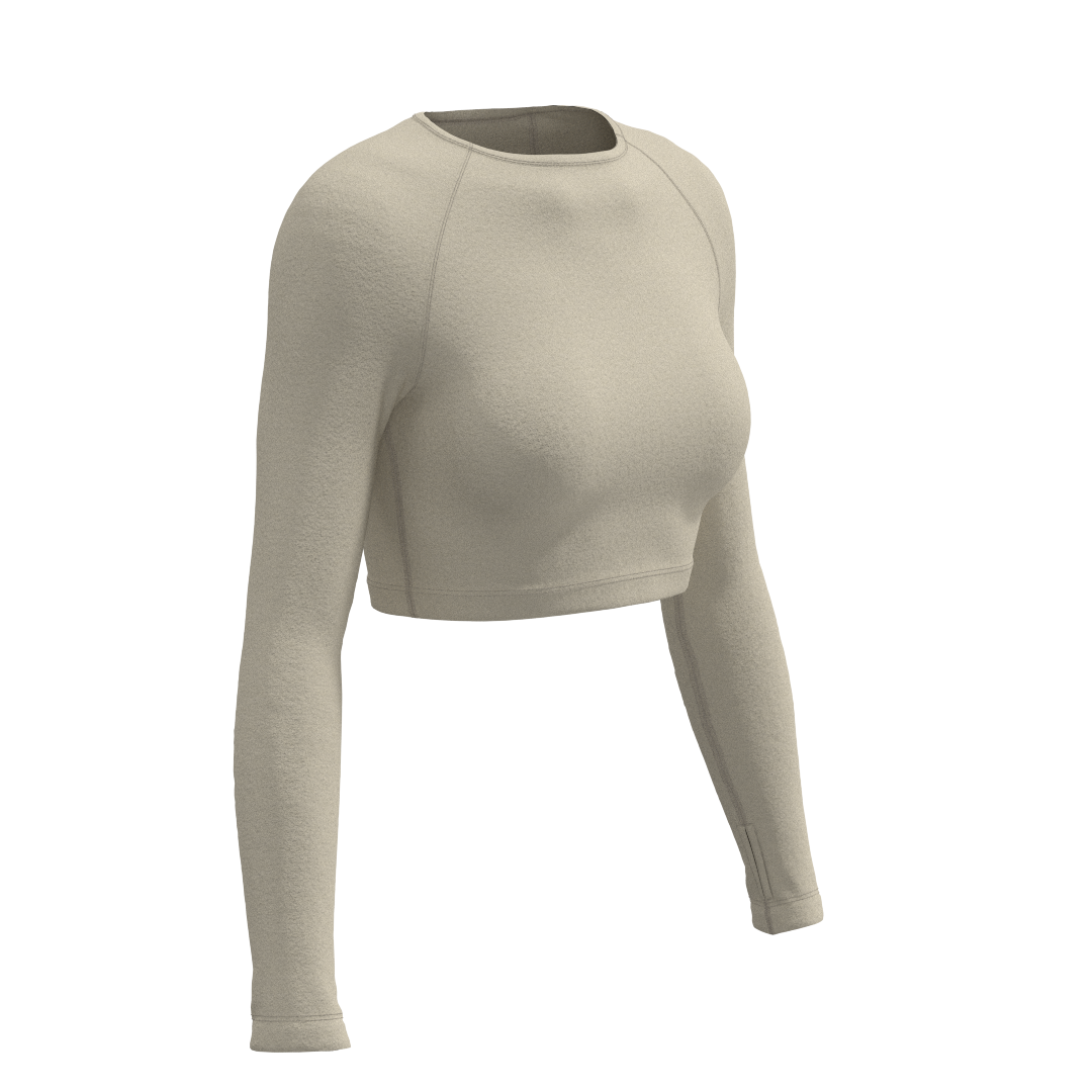 Sculpt Long Sleeve Crop